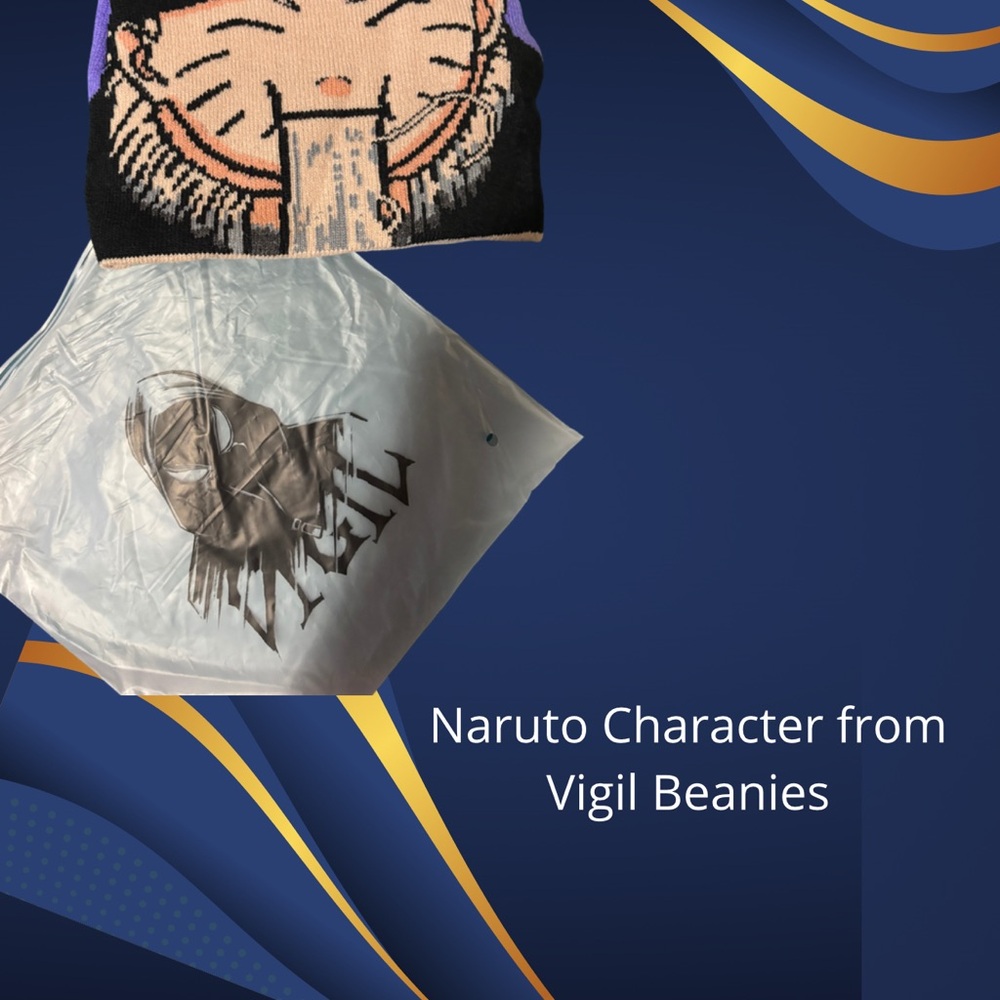 Black and Tan Naruto Character Hat